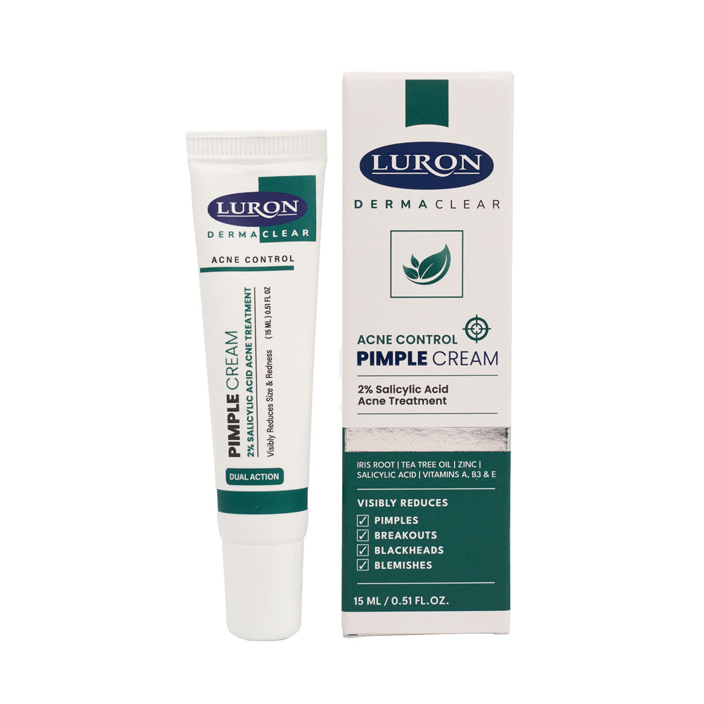 Luron Derma Clear Acne Control PIMPLE CREAM + Maximum Strength Acne Control SPOT FIX GEL