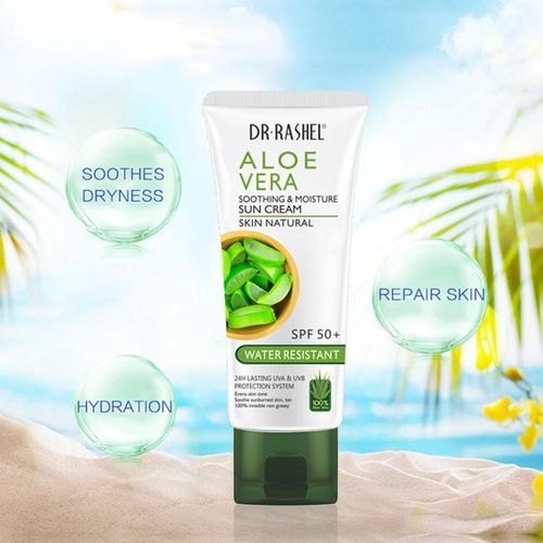 Dr Rashel Aloe Vera Soothing & Moisture Sun Cream Water Resistant 60 g SPF 50+