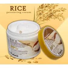 Fruit of the Wokali Rice Repairing Cream (115g), a facial moisturizer formulated with white rice germ essence to hydrate and nourish the skin