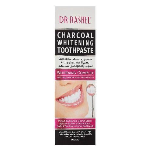 Dr. Rashel Charcoal Whitening Toothpaste - Unisex - 60g - Mint Fresh Breath - Organic Teeth Whitener