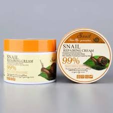 Fruit Of The Wokali Fruit Of The Wokali Snail Repairing Cream 115g - Unisex, Hydrating, Anti-Aging, Contains Aloe Vera & Collagen