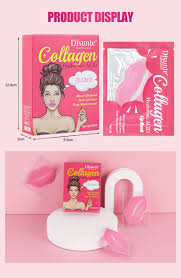 Disunie Disunie Collagen Lip Mask - 10 Pieces, Hydrating, Anti-Aging, Vitamin E, Hyaluronic Acid