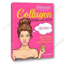 Disunie Disunie Collagen Lip Mask - 10 Pieces, Hydrating, Anti-Aging, Vitamin E, Hyaluronic Acid