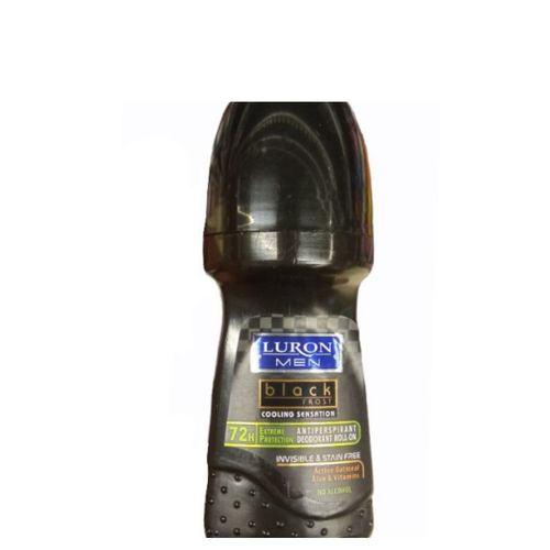 Luron Luron Black Frost Antiperspirant Deodorant Roll-On for Men - 50ml, 24-Hour Protection