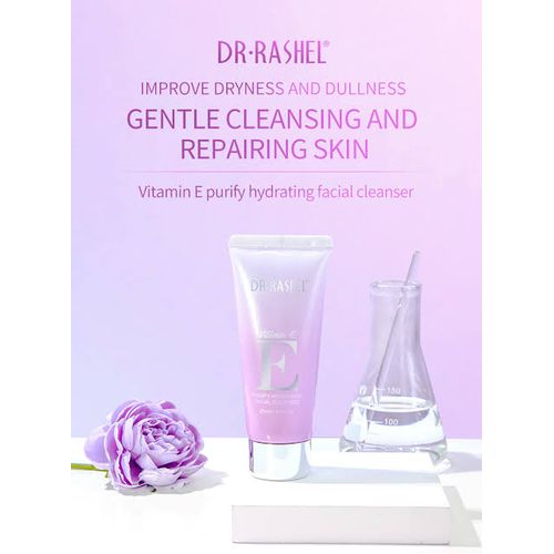 Dr. Rashel Dr. Rashel Vitamin E Hydrating Face Cleanser - 80ml - For All Skin Types - Removes Impurities & Makeup