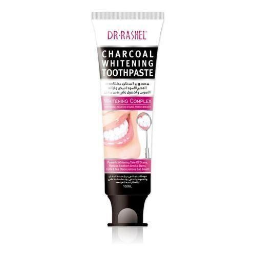 Dr. Rashel Charcoal Whitening Toothpaste - Unisex - 60g - Mint Fresh Breath - Organic Teeth Whitener