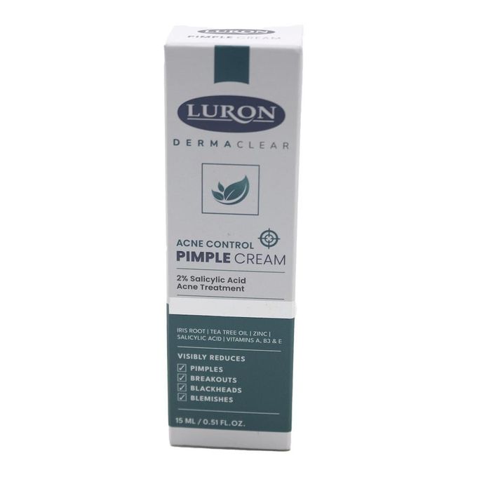Luron Derma Clear Acne Control PIMPLE CREAM + Maximum Strength Acne Control SPOT FIX GEL