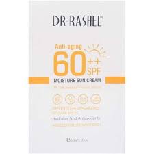 Dr. Rashel Anti-Aging 60++ SPF Moisture Sun Cream, All Skin Types - 60g