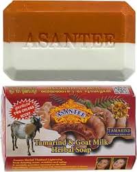 Asantee Asantee Tamarind & Goat Milk Soap - 100g - Exfoliating, Whitening, Anti-Aging, Unisex