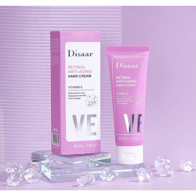 Disaar Retinol Hand Cream Peptide Extract Reduce Fine Line Hand Skin Firming Repair Moisturizing Soft Hand Cream