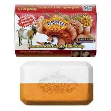 Asantee Asantee Tamarind & Goat Milk Soap - 100g - Exfoliating, Whitening, Anti-Aging, Unisex