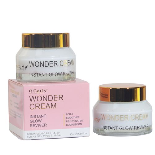 O'Carly Wonder Cream Instant Glow Reviver - Instant Glow, Boosts Hydration, Rejuvenates the Skin - 50ml