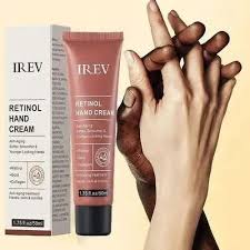 IREV Retinol Hand Cream (50 ml), an anti-aging hand treatment enriched with retinol and collagen