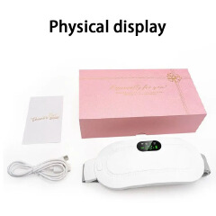 Charging digital display heating warm palace belt portable female menstruation artifact menstrual vibration hot compress warm palace treasure