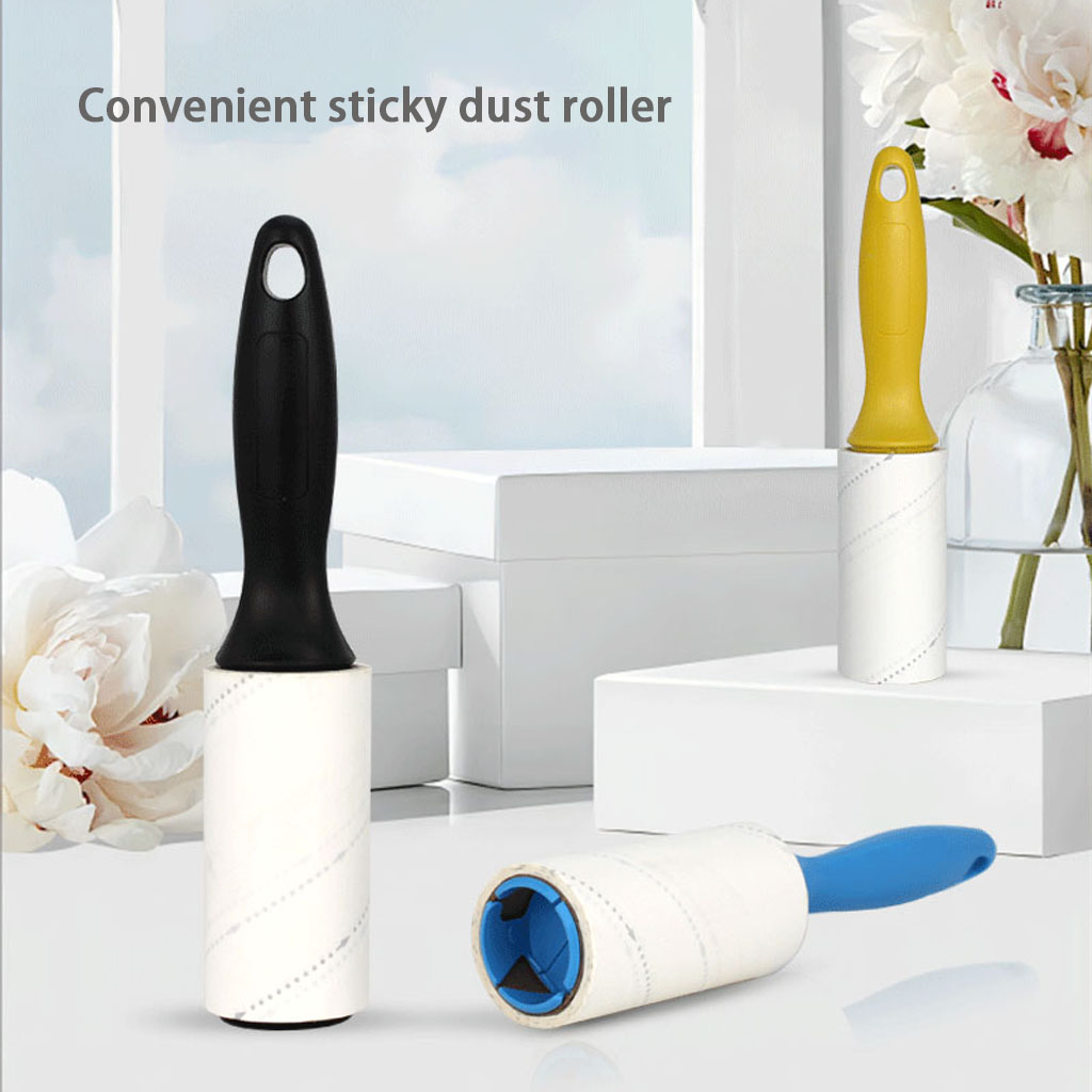 60 Sheets Lint Roller Pet Hair  Remover Fur remover Sticky Brush - Clothes Furniture Car Seat Cleaner