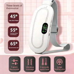 Charging digital display heating warm palace belt portable female menstruation artifact menstrual vibration hot compress warm palace treasure
