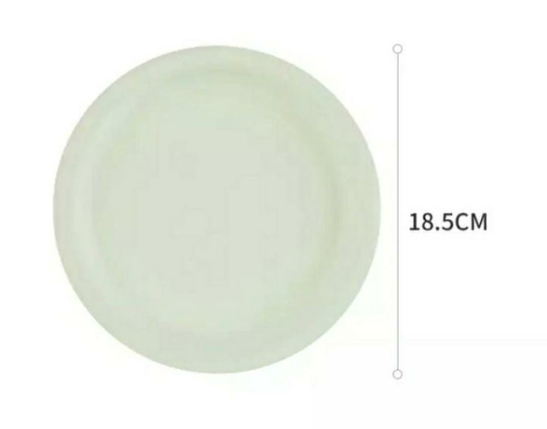 Plates Set of 6 Plastic Eco-Friendly BPA Free Plates  Microwave Safe Multicoloured Set of 6 Durable Unbreakable Kid Friendly Dishwasher Safe Non Toxic Food Grade Material Vibrant Dinnerware Perfect