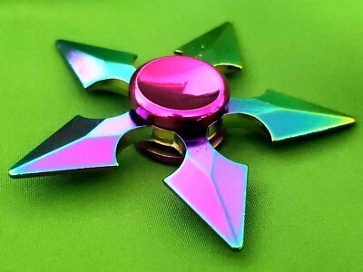 Fidget SpinnerFinger EDC Autism ADHD Stress Relief Kids Focus ToyTransform restless fingers into focused calm with this premium metal finger fidget spinner EDC featuring ultra-smooth ceramic bearings