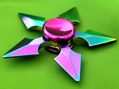 Fidget SpinnerFinger EDC Autism ADHD Stress Relief Kids Focus ToyTransform restless fingers into focused calm with this premium metal finger fidget spinner EDC featuring ultra-smooth ceramic bearings