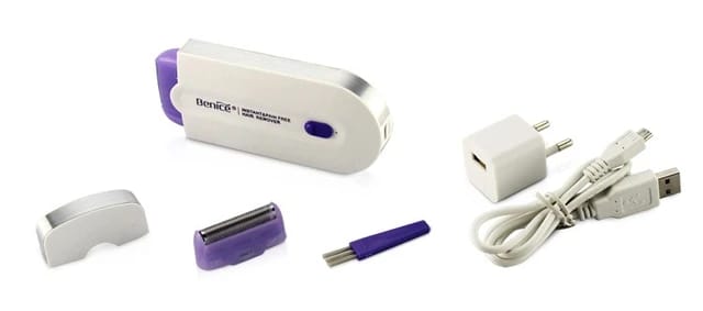 Hair Shaver Rechargeable USB Finishing Touch  high-quality rechargeable USB finishing touch hair shaverprecision blades glide effortlessly for bald heads, body grooming, or edging beards, delivering