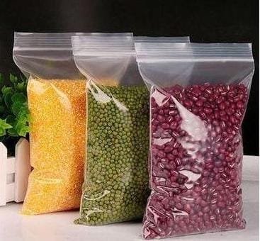 Reusable Fridge Zipper Bags 1kg & 2kg Packs 1kg (20pcs pack) and 2kg (12pcs pack) food storage solution single-use plastics forever with these reusable fridge zipper bags