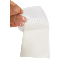 KONGDY Gel Patches, 4 Individually Wrapped 7 x 10 cm Patches, Flexible Fabric with Hemp Seed Oil, Menthol and Camphor