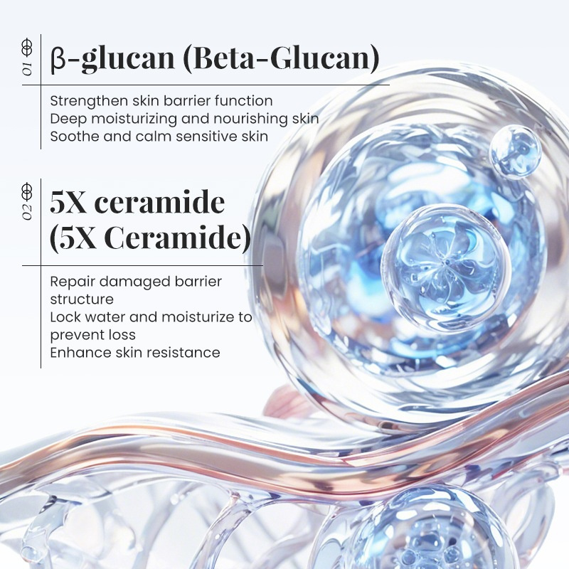 KORMESIC Barrier Balancing Face Cream with Beta-Glucan and 5X Ceramide, Moisturizing Facial Care, 50g / 1.76 oz