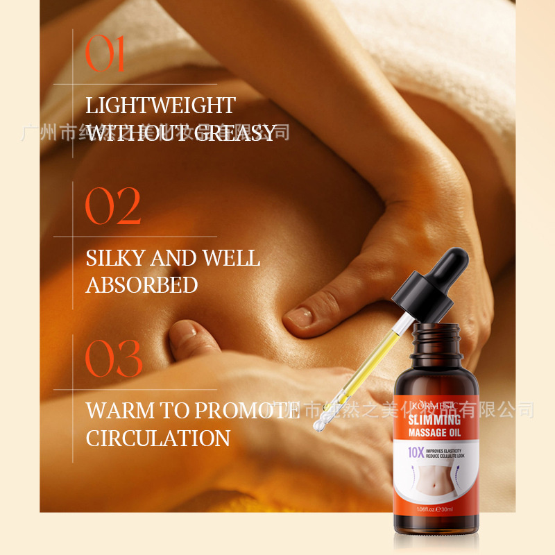 Body Massage Oil with Niacinamide, 30ml Dropper Bottle for All-Over Body Care