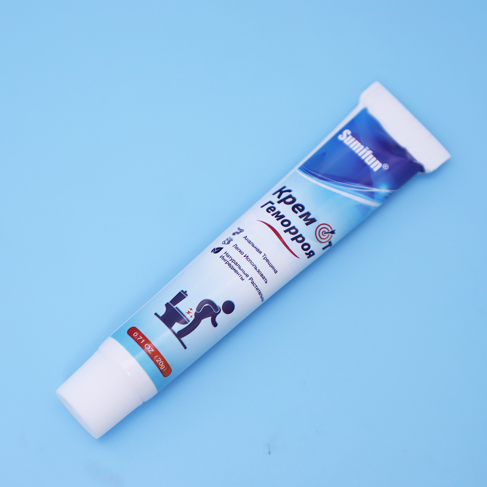 Sumifun Anal Care Cream, 20g Tube with Russian-Language Packaging, Herbal Scent