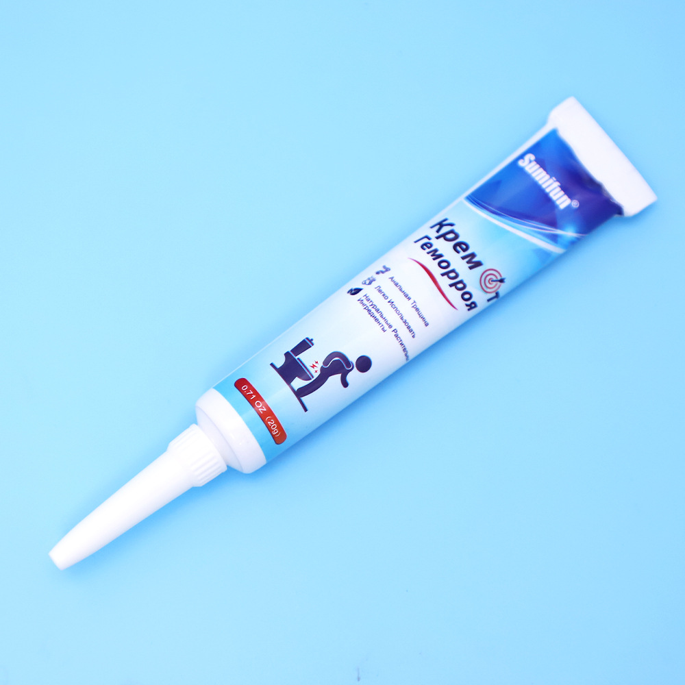 Sumifun Anal Care Cream, 20g Tube with Russian-Language Packaging, Herbal Scent