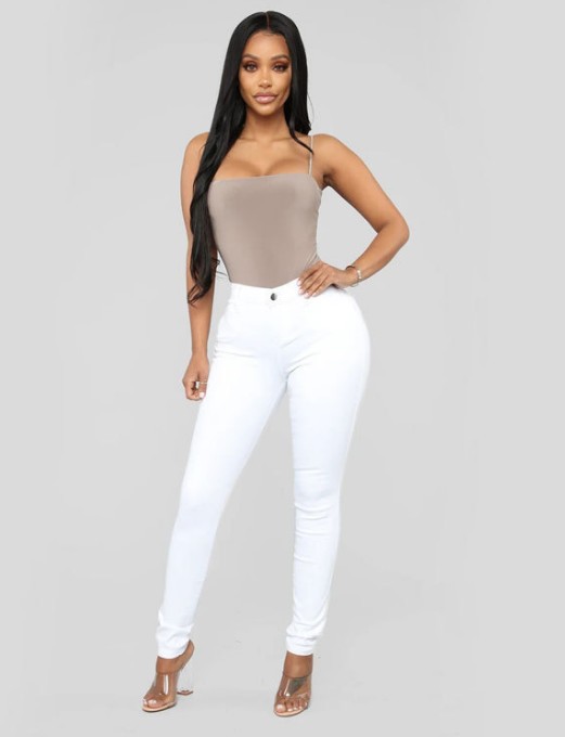 Ladies' new fashionable and versatile slimming stretch jeans pencil pants  Sexy tight jeans, European and American style jeans, women's pencil pants, elastic ins style