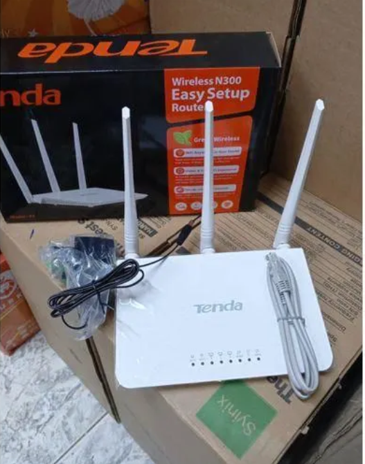 [TENDA WIFI TENDA ROUTER]Tenda F3 High-Performance 300Mbps Wireless Router Broadcom Chip WIFI Stable & Fast Computers Accessories PC Phones Networking Products.