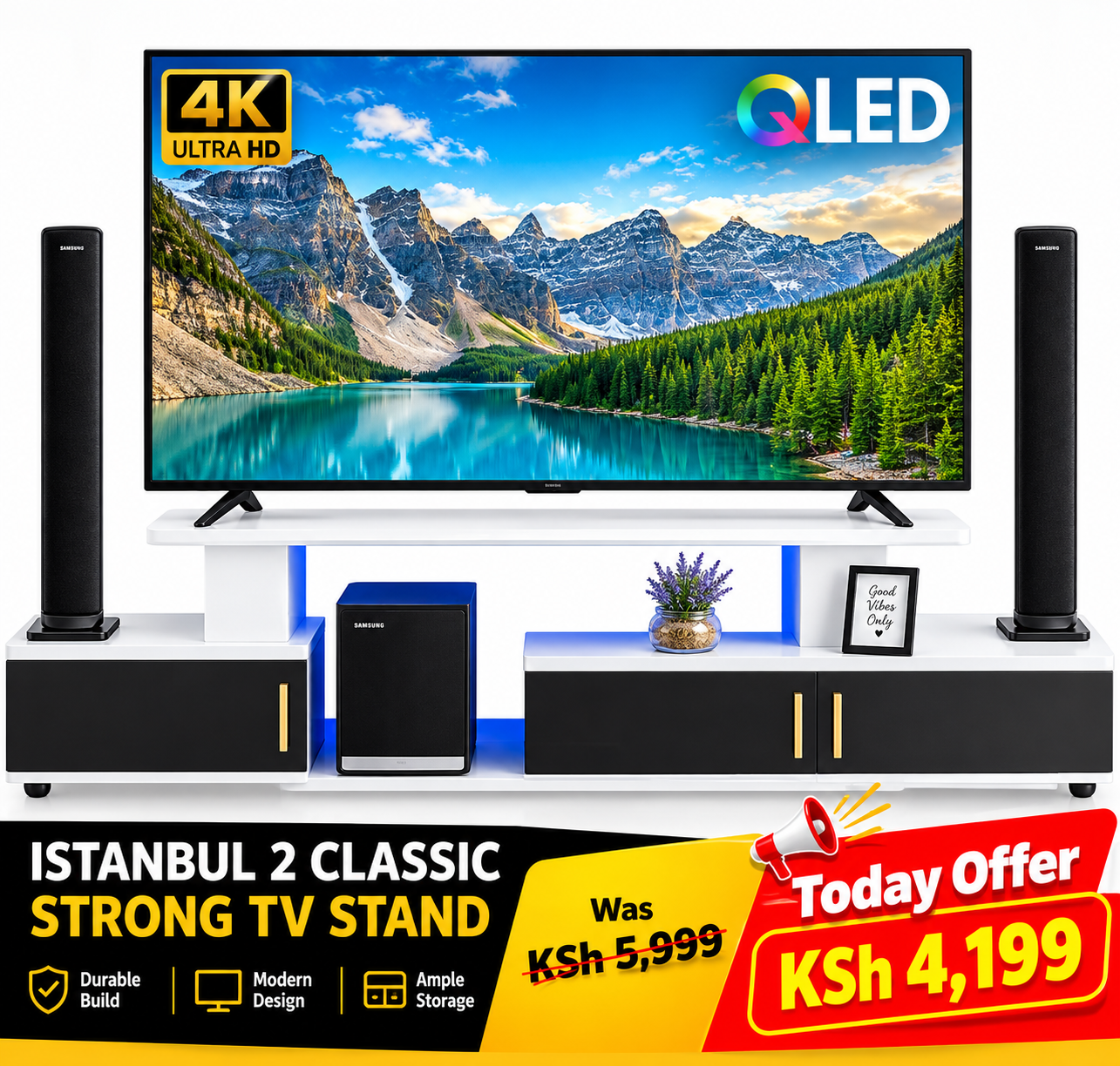 [OFFER!!! OFFER!!!]Modern TV STAND Quality Tv Stands Furniture High Quality Durable Classic Tv Unit