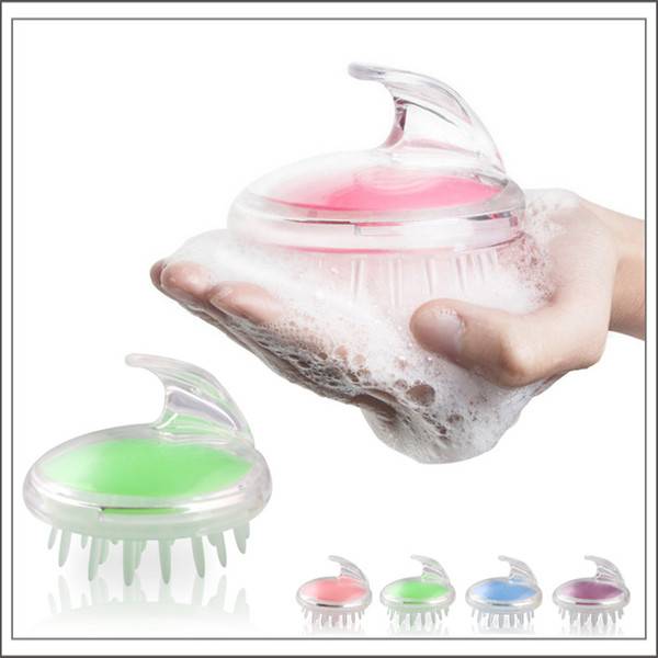 wholesale New Cute Head Massager Shampoo Massage Comb Bath Massage Brush Scalp Massager Head Hair Body Care
