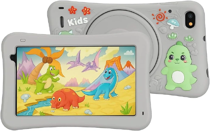 HOT DEALS!! MODIO M796 5G KID'S TABLET: | 7-Inch HD Display | 6GB RAM+256GB Storage | 4000mAh Battery | 5MP Rear & 2MP Selfie Camera | Android 13 | Single SIM+WiFi | Bluetooth | Stylus Pen | - Tablets