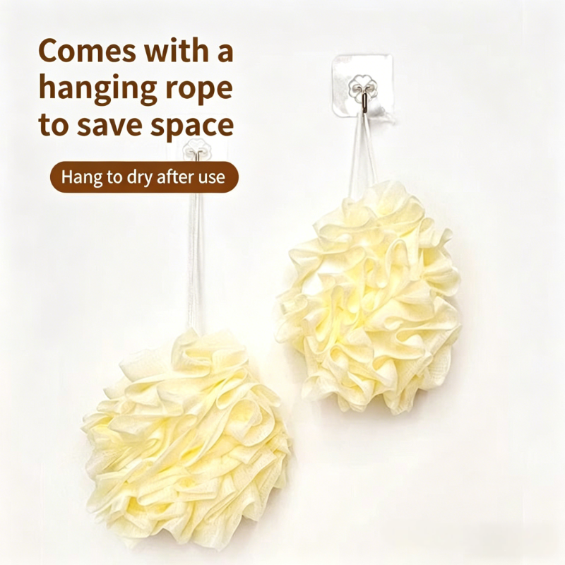 1-3Pcs Bar Soap Loofah Pouch, 2 in 1 Exfoliating Washcloth with Soap Pocket for Cleansing Smooth Skin,Reusable Shower Sponge,Body Scrubber Shower Bath Sponge Loofah,Beige