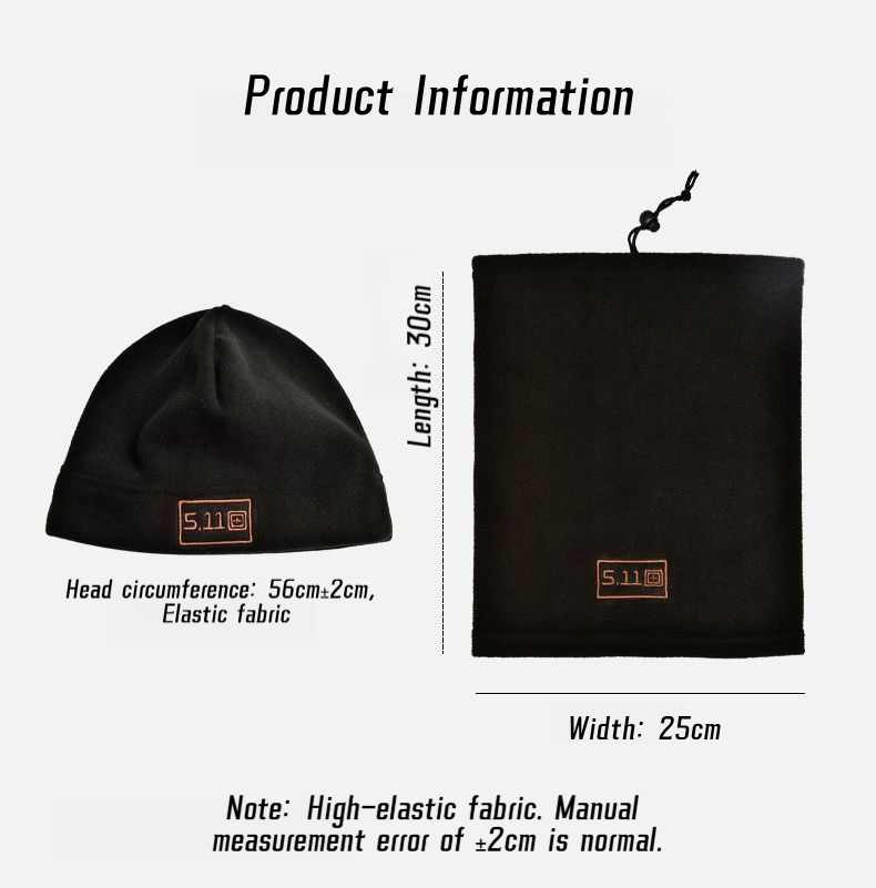 Windproof Hat Scarf Gloves Set Warmer Sport Cycling Hat-Outdoor Fleece Lined Neck Warmer Cycling Face Mask Thick Fleece Polar Fleece Neck Gaiter,Windproof Ski Hat Multi-purpose-Full Head Balaclava