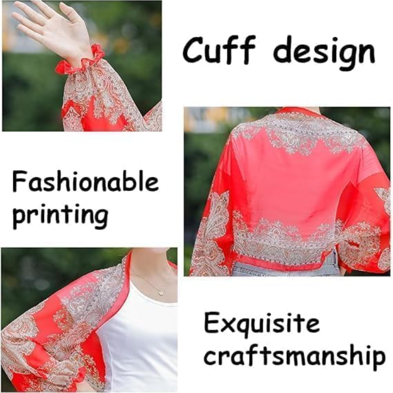 Women's Ice Silk Cooling Sunproof Shawl UV Blocking Lightweight Breathable Sleeve Cover Summer Arm UV Protection Shawl, Sleeve Shawl Lightweight Cuff Cover