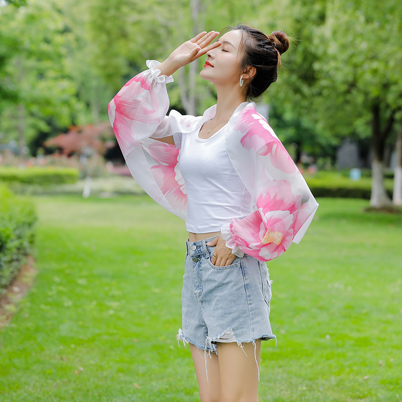Women's Ice Silk Cooling Sunproof Shawl UV Blocking Lightweight Breathable Sleeve Cover Summer Arm UV Protection Shawl, Sleeve Shawl Lightweight Cuff Cover