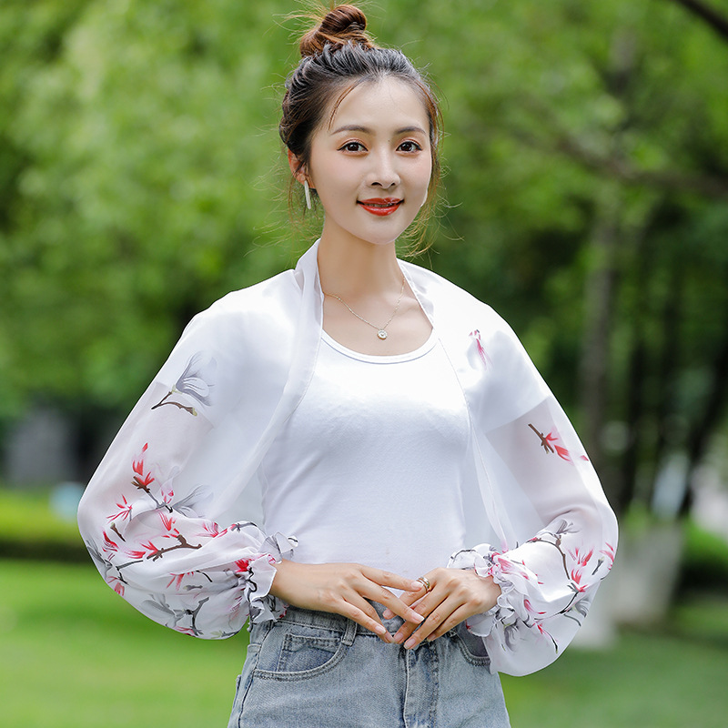 Women's Ice Silk Cooling Sunproof Shawl UV Blocking Lightweight Breathable Sleeve Cover Summer Arm UV Protection Shawl, Sleeve Shawl Lightweight Cuff Cover