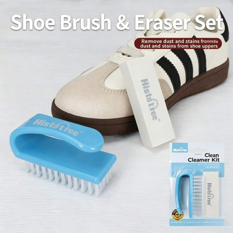 Shoe Cleaner Kit 2 Pcs Suede Brush Eraser 3-in-1 Copper Wire Shoe Brush Soft Rubber Bristles Suede brush Sneaker Stain Remover,White Shoe Cleaner,Cleaning Supply for Nubuck Suede Shoes Snow Boots