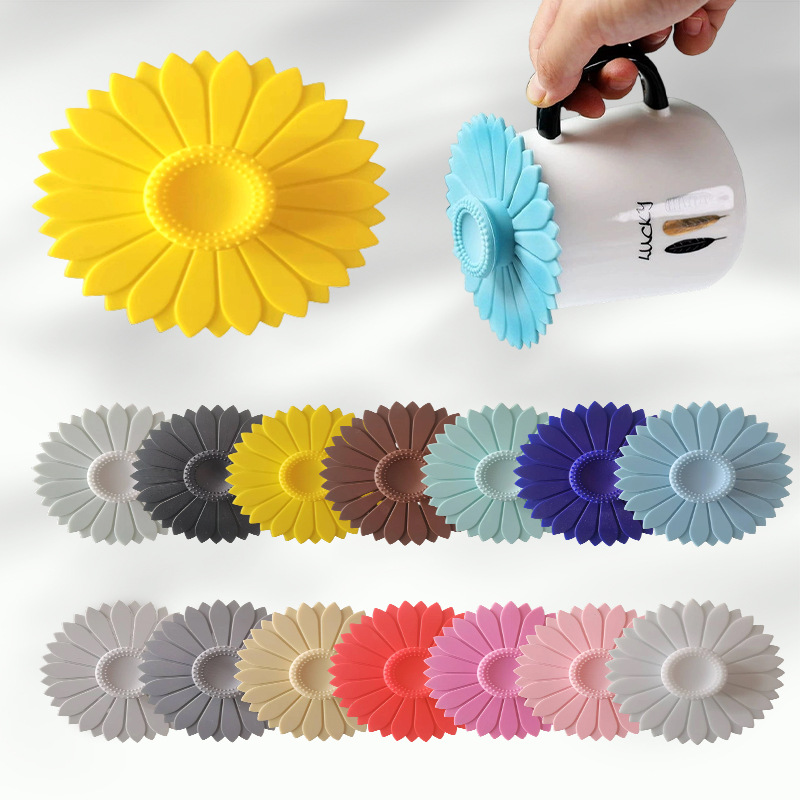 1/2/6pcs Silicone Cup Lids Mug Cover Colorful Anti-dust Coffee Cup Mug Covers,Cute TPE Cup Lids-Universal Dustproof & Leakproof Mug Covers,Reusable Coffee Tea Cup Tops for Ceramic Glass Mugs