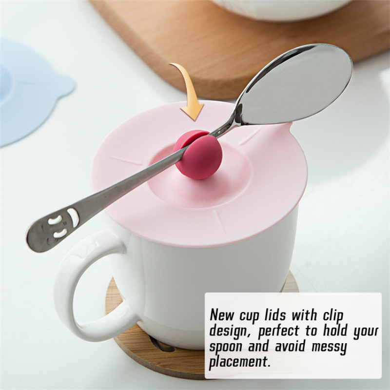 1/2/6pcs Silicone Cup Lids Mug Cover Colorful Anti-dust Coffee Cup Mug Covers,Cute TPE Cup Lids-Universal Dustproof & Leakproof Mug Covers,Reusable Coffee Tea Cup Tops for Ceramic Glass Mugs