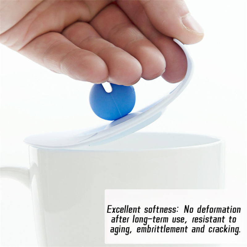 1/2/6pcs Silicone Cup Lids Mug Cover Colorful Anti-dust Coffee Cup Mug Covers,Cute TPE Cup Lids-Universal Dustproof & Leakproof Mug Covers,Reusable Coffee Tea Cup Tops for Ceramic Glass Mugs