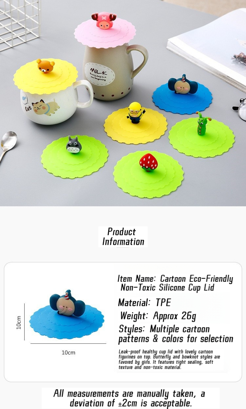1/2/6pcs Silicone Cup Lids Mug Cover Colorful Anti-dust Coffee Cup Mug Covers,Cute TPE Cup Lids-Universal Dustproof & Leakproof Mug Covers,Reusable Coffee Tea Cup Tops for Ceramic Glass Mugs