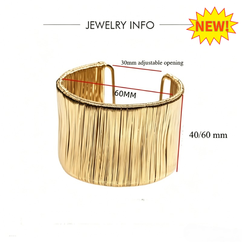 MS 3PCS Gold plated Chunky Cuff Bracelets for Women Irregular Minimalist Statement Bangle Bracelets Set Open Wide Bangle Arm Cuff Upper Arm Punk Jewelry