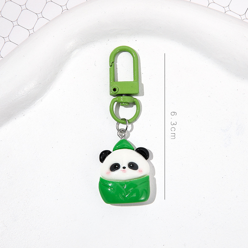 1-6pcs Cute Cartoon Red Panda Keychain,giant panda Lovely Bag Charm for Students & Best Friends, Bag Accessory, Small Gift, Car Key Pendant