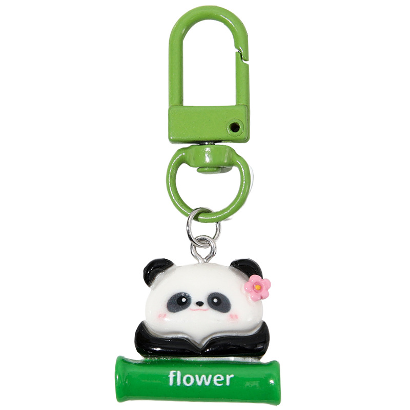 1-6pcs Cute Cartoon Red Panda Keychain,giant panda Lovely Bag Charm for Students & Best Friends, Bag Accessory, Small Gift, Car Key Pendant