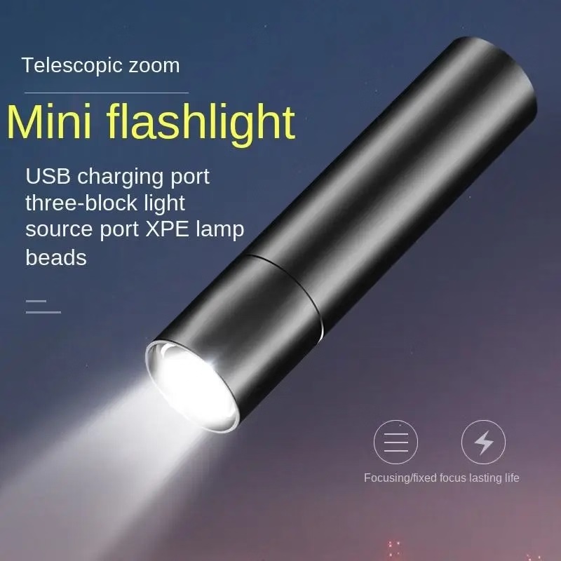 LED Rechargeable Flashlights High Power and High Brightness Led Lights Strong Light Waterproof