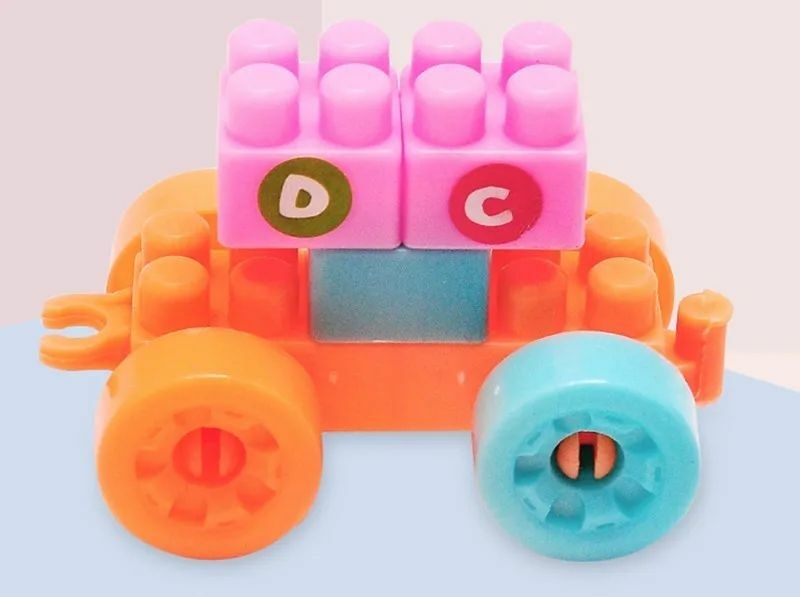 108 Pcs Building Blocks for Kids, DIY Puzzle Toy Set, Safe & Fun Early Learning STEM Gift, Creative Christmas Present for Boys and Girls Ages 3+ Baby Toddler